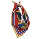 Noblesse - Foulard donna bordeaux 90x90 twill 100% seta